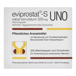 EVIPROSTAT-S sabal serrulatum 320 cápsulas, 200 uds
