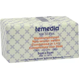 VLIESKOMPRESSEN 5x5 cm, no estéril, 4 capas, 100 uds
