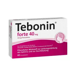 TEBONIN comprimidos recubiertos con película forte 40 mg, 60 uds