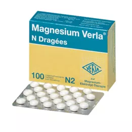 MAGNESIUM VERLA Grageas N, 10X100 St