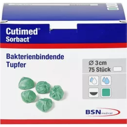 CUTIMED Hisopos Sorbact tamaño nuez, 75 uds