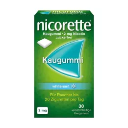 NICORETTE Chicle 2 mg menta blanca, 30 uds