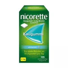 NICORETTE Chicle 4 mg whitemint, 105 uds