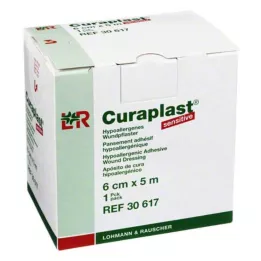 CURAPLAST Apósito para heridas sensible 6 cm x 5 m, 1 ud
