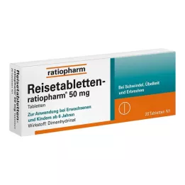 REISETABLETTEN-ratiopharm, 20 uds