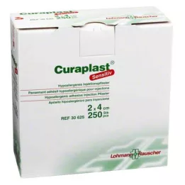 CURAPLAST Inyección de gasa sensible 2x4 cm, 250 uds