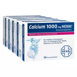 CALCIUM 1000 HEXAL comprimidos efervescentes, 100 uds