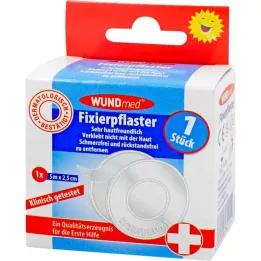 FIXIERPFLASTER 2,5 cm x 5 m transparente, 1 pieza