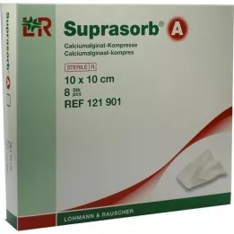 SUPRASORB Un alginat de calcio que comprende.10x10 cm, 8 pz