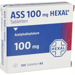 ASS 100 HEXAL tabletas, 100 pz
