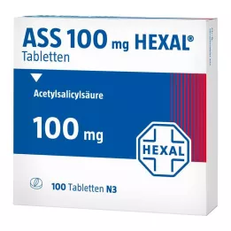 ASS 100 HEXAL Tabletas, 100 uds