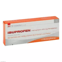 IBUPROFEN Hemopharm 400 mg comprimidos recubiertos con película, 20 uds