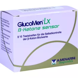 Glucomen Tira de prueba de sensor de cetona LX PLUS, 10 pz