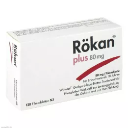 RÖKAN Plus 80 mg comprimidos recubiertos con película, 120 uds