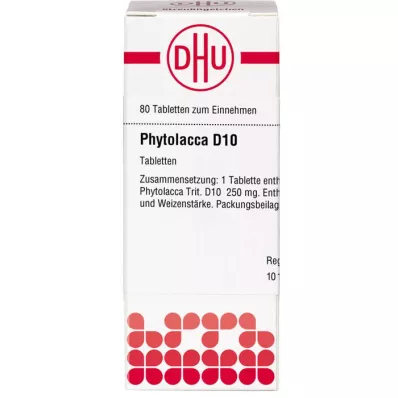 Phytolacca D10, 80 pz Phytolacca D10, 80 pz
