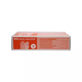 VINYL Guantes sin polvo talla S, 100 uds