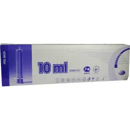 Jeringas 10 ml Luer, 2 piezas, 100 piezas