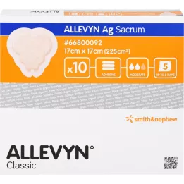 ALLEVYN Apósito para heridas Ag Sacrum 17x17 cm, 10 pz