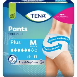 TENA PANTS Plus M ConfioFit - Pantalones desechables, 9 uds