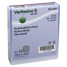VARIHESIVE E 10x10 cm HKV hidroactivo, 10 uds