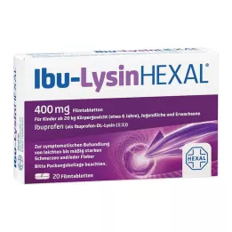 IBU-LYSINHEXAL Comprimidos recubiertos con película, 20 uds