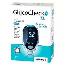GLUCOCHECK XL Juego de medidor de glucosa en sangre mmol/l, 1 ud