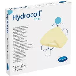 HYDROCOLL Apósito fino para heridas 10x10 cm, 10 uds