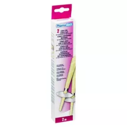 OHRENKERZEN cónico con cera de abejas, 2 uds