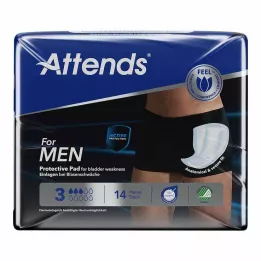 ATTENDS para hombres 3, 14 pz