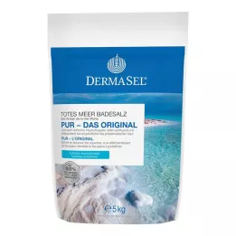 DERMASEL Sal de baño pura del Mar Muerto, 5 kg