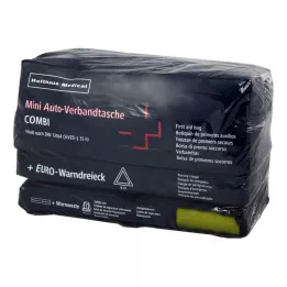 VERBANDTASCHE mini 3 en 1 DIN 13164+Triángulo de advertencia+Wes., 1 ud