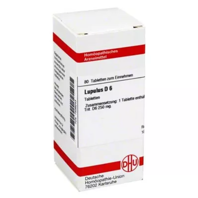 LUPULUS D 6 tabletas, 80 uds
