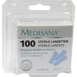 MEDITOUCH Lancetas internacionales, 100 uds