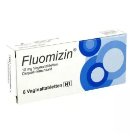 FLUOMIZIN Comprimidos vaginales de 10 mg, 6 uds