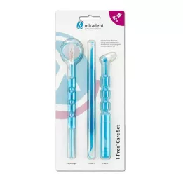 MIRADENT Juego de cuidado I-Prox Care Set azul trans., 1 P