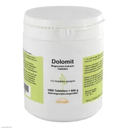 Tabletas de calcio de magnesio Dolomita, 1000 pz