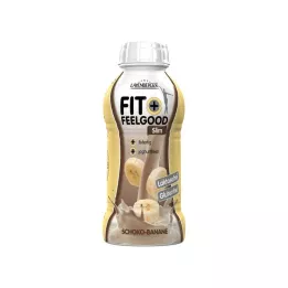 FIT+FEELGOOD Batido Dietético Listo para Usar Chocolate-Plátano, 312 ml