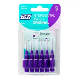 TEPE Cepillo interdental original 1,1 mm ISO 6 morados, 6 uds