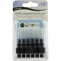 TEPE Cepillo interdental Original 1,5 mm ISO 8 negro, 6 uds
