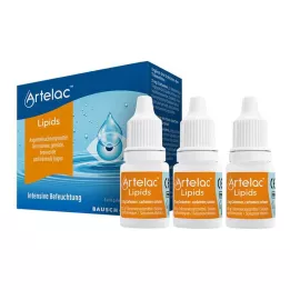 ARTELAC Lípidos MD Gel para ojos, 3X10 g