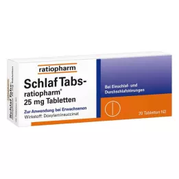 SCHLAF TABS-Comprimidos de ratiopharm 25 mg, 20 uds