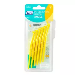 TEPE Cepillo interdental angular 0,7 mm ISO 4 amarillos, 6 uds