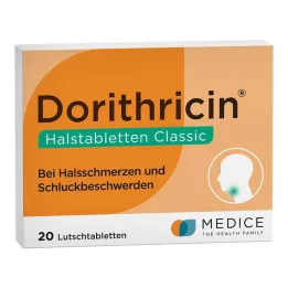 DORITHRICIN Pastillas para la garganta Classic, 20 uds