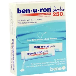 BEN-U-RON Directo 250 mg granulado fresa/vainilla, 10 uds