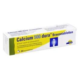 CALCIUM 500 comprimidos efervescentes dura, 20 uds