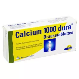 CALCIUM 1000 comprimidos efervescentes dura, 40 uds