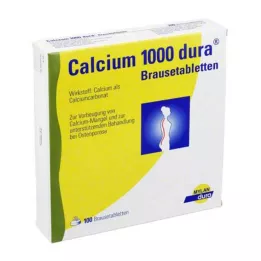CALCIUM 1000 comprimidos efervescentes dura, 100 uds