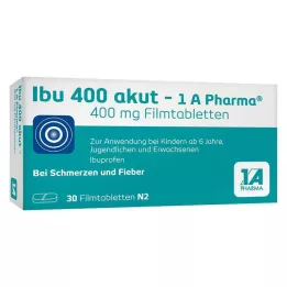 IBU 400 comprimidos recubiertos con película de akut-1A Pharma, 30 uds
