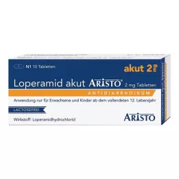 LOPERAMID Akut Aristo 2 mg comprimidos, 10 uds