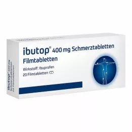 IBUTOP Comprimidos recubiertos con película analgésicos de 400 mg, 20 uds